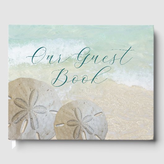 Two Sand Dollars Wedding Gastenboek (Voorkant)