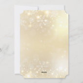 Two Santas His and His Wedding Shower Invitation Feestdagenkaart (Achterkant)