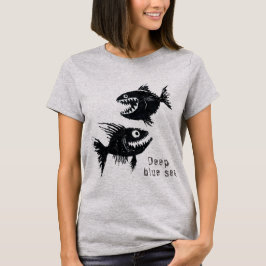 Two scary fish, personalized t-shirt