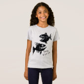 Two scary fish, personalized t-shirt (Voorkant volledig)