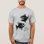 Two scary fish, personalized t-shirt (Voorkant)