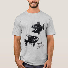 Two scary fish, personalized t-shirt