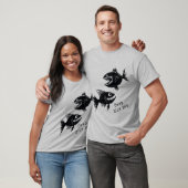 Two scary fish, personalized t-shirt (Unisex)