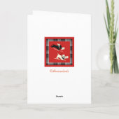 Two Scottish Terrier Scotty Dog Christmas Cards Feestdagen Kaart (Achterkant)