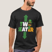 Two Seater St Patricks Day Upside Down Pineapple S T-shirt (Voorkant)