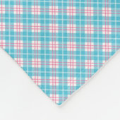 Two sections showing the front and back of a blank fleece deken (Hoek)