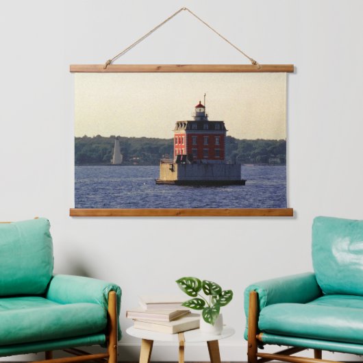 Two Sentinels of New London Hangend Wandkleed (Woonkamer)