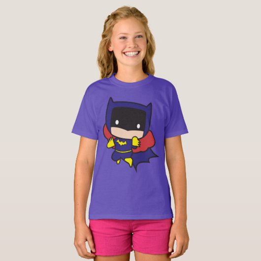 Two-Sided Chibi Batgirl T-shirt (Voorkant volledig)