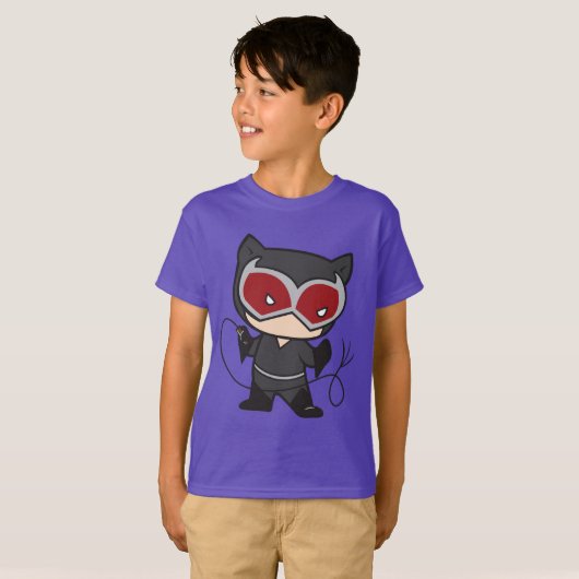 Two-Sided Chibi Catoman T-shirt (Voorkant volledig)