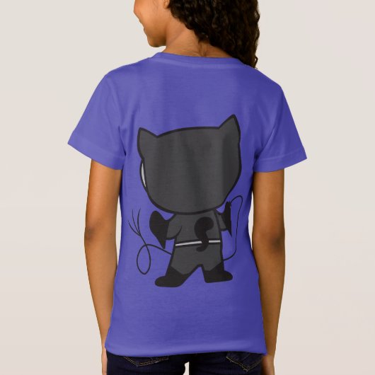 Two-Sided Chibi Catoman T-shirt (Achterkant)