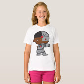 Two-Sided Chibi Cyborg T-shirt (Voorkant volledig)
