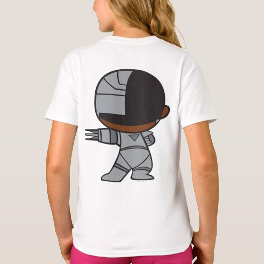 Two-Sided Chibi Cyborg T-shirt (Achterkant)