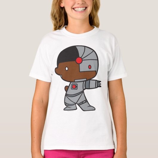Two-Sided Chibi Cyborg T-shirt (Voorkant)
