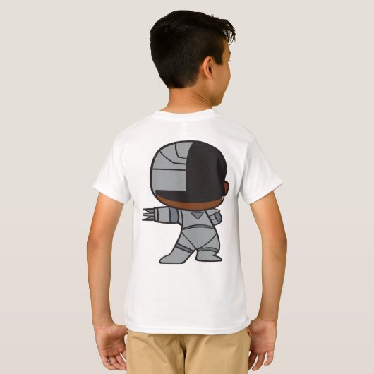 Two-Sided Chibi Cyborg T-shirt (Achterkant volledig)