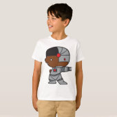 Two-Sided Chibi Cyborg T-shirt (Voorkant volledig)