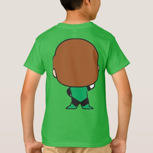 Two-Sided Chibi Green Lantern T-shirt (Achterkant)