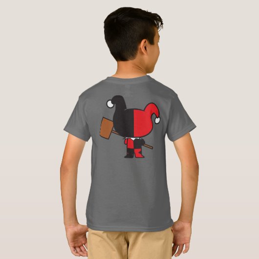 Two-Sided Chibi Harley Quinn T-shirt (Achterkant volledig)