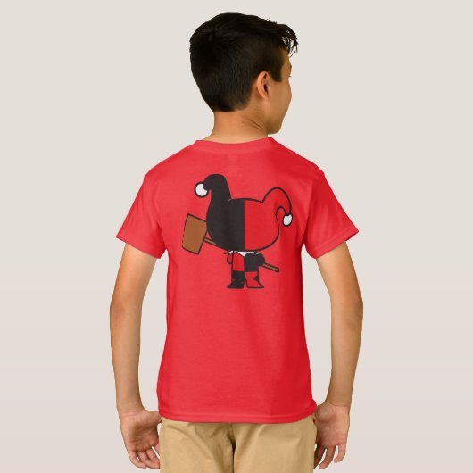 Two-Sided Chibi Harley Quinn T-shirt (Achterkant volledig)