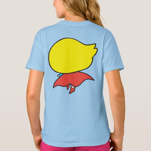 Two-Sided Chibi Supergirl T-shirt (Achterkant)