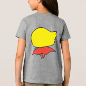 Two-Sided Chibi Supergirl Tri-Blend Shirt (Achterkant)