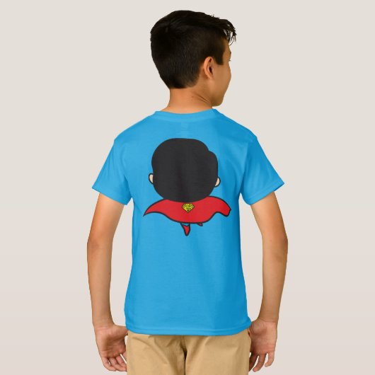 Two-Sided Chibi Superman T-shirt (Achterkant volledig)