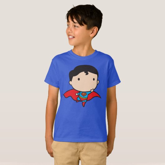 Two-Sided Chibi Superman T-shirt (Voorkant volledig)