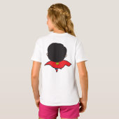 Two-Sided Chibi Superman T-shirt (Achterkant volledig)