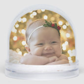 Two-Sided Customizable Snow Globe Snow Globe Sneeuwbol (Voorkant)