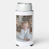 Two Sided Family Holiday Photos Seltzer Blikjeskoeler (Seltzer Achterkant)