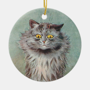 Two Sided Grey Cats · Louis Wain · Ornament