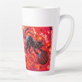 Two-Sided Neon Cat Latte Mok (Rechts)