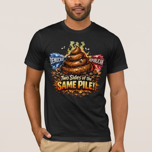 Two Sides of the same Pile T-shirt (Voorkant)