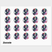Two Sides Ronde Sticker (Vel)