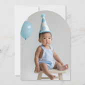 Two Silly Goose Boy 2nd Birthday  Invitation Kaart (Achterkant)