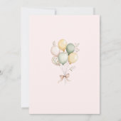 Two Silly Goose Pink Girl 2nd Birthday Kaart (Achterkant)