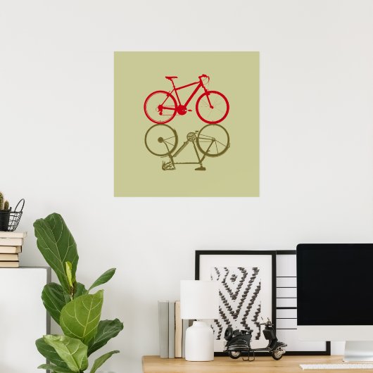 two simple bikes poster (Thuiskantoor)
