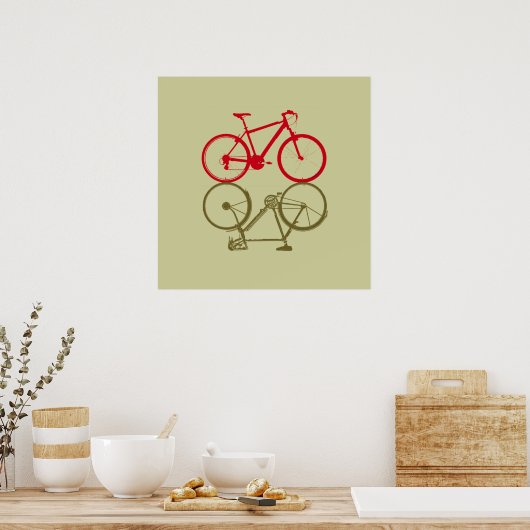 two simple bikes poster (Keuken)