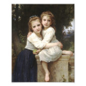 Two Sisters, 1901, William Adolphe Bouguereau Foto Afdruk (Voorkant)