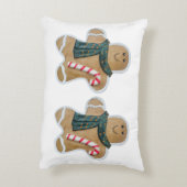 Two snowman biscuits accent kussen (Achterkant (Verticaal))