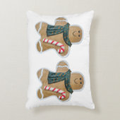 Two snowman biscuits accent kussen (Voorkant(Verticaal))