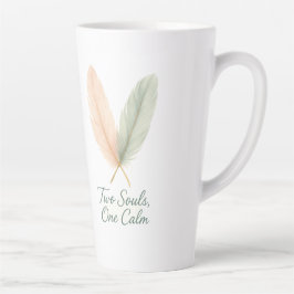 Two Souls, One Calm – Serenity Script Mug Latte Mok