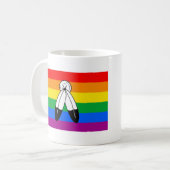 Two-Spirit LGBTQ+ Pride Flag Koffiemok (Voorkant links)