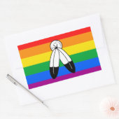 Two-Spirit LGBTQ+ Pride Flag Rechthoekige Sticker (Envelop)