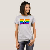 Two-Spirit LGBTQ+ Pride Flag T-shirt (Voorkant volledig)