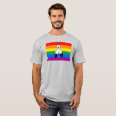 Two-Spirit LGBTQ+ Pride Flag T-shirt (Voorkant volledig)