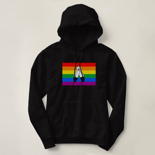 Two-Spirit LGBTQ+ Pride-vlag Hoodie (Design voorkant)