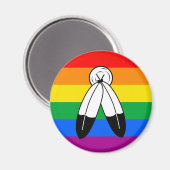 Two-Spirit LGBTQ+ Pride-vlag Magneet (Voorkant / Achterkant)