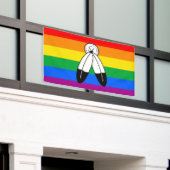 Two-Spirit LGBTQ+ Pride-vlag Spandoek (Buitenkant Gebouw)