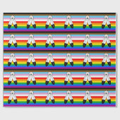 Two-Spirit LGBTQ+ Progress Pride-vlag Cadeaupapier (Vlak)