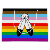 Two-Spirit LGBTQ+ Progress Pride-vlag Groot Cadeauzakje (Voorkant)